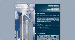 Desktop Screenshot of cetim.be